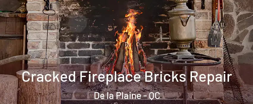  Cracked Fireplace Bricks Repair De la Plaine - QC