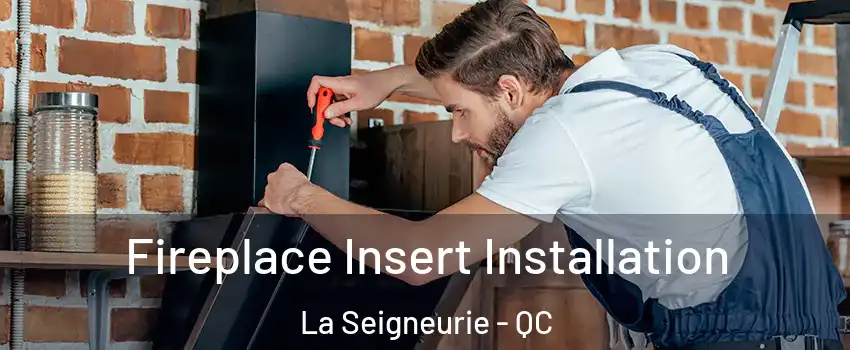  Fireplace Insert Installation La Seigneurie - QC