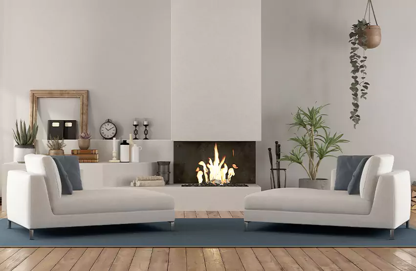 Custom Fireplace Design in Candiac, QC