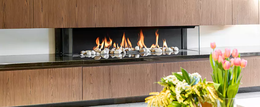Outdoor Modern Fireplace Renovation Services in De Champlain, QC