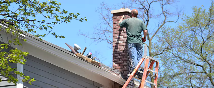 Chimney Crown Repair in Candiac, Quebec